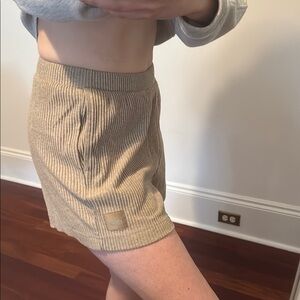 Alo Tan Ribbed Shorts